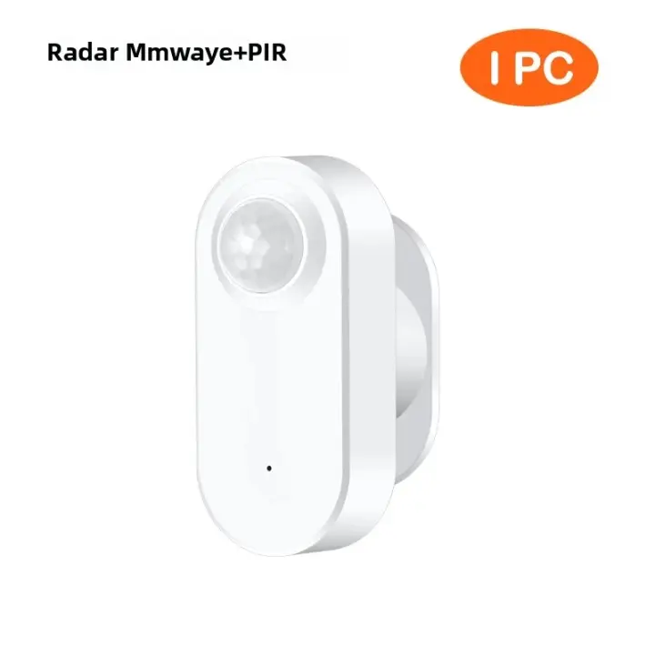 Sensor De Movimiento Y Presencia Humana Tuya Zigbee Con Detección PIR Y Luz Medidor Operado Por Batería Soporte Zigbee2mqtt Assistant Para El Hogar - 1