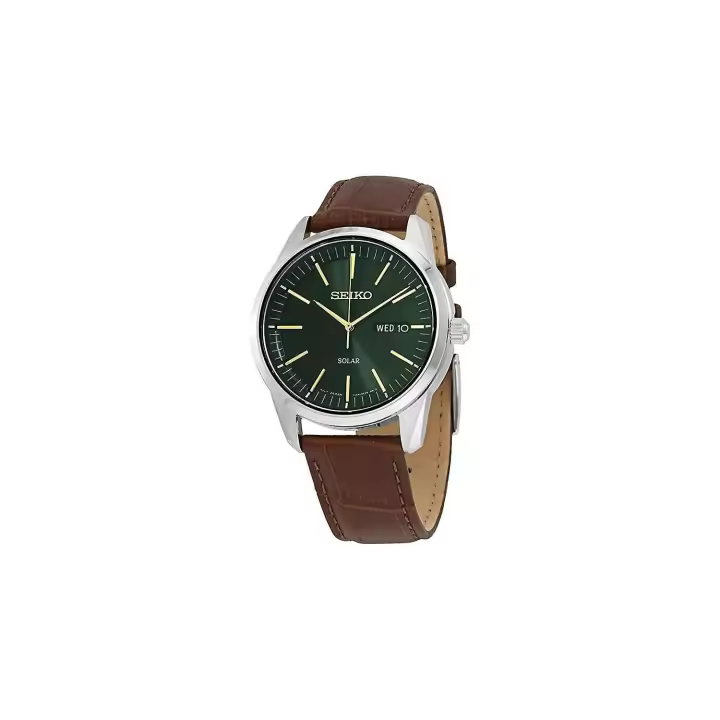 Men's Seiko Gents Solar Powered Dress Watch SNE529P1 - 1