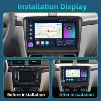 Podofo Radio de coche Android 2 Din para Skoda Superb 2009 2010 2011 2012 2013 Carplay 8+128GB AI Voice WIFI+4G DSP GPS Navegación Multimedia Reproductor de Video - details 1