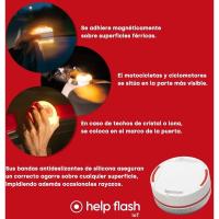 Helpflash Baliza V16 Conectada con Caja Triangular - Dispositivo de Seguridad Vial Inteligente HELP FLASH - details 0