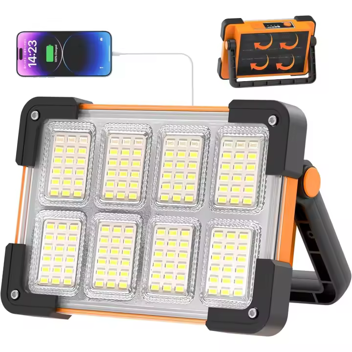 Reflectores LED Recargables | Portátiles con Batería | Lámparas de Trabajo Solar - 1