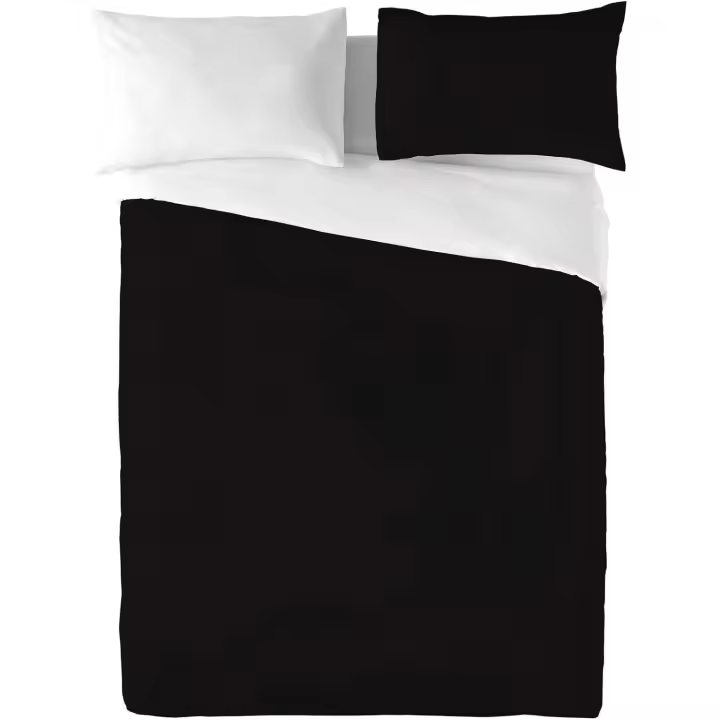 Funda Nórdica Naturals Negro Blanco Cama de 135 (220 X 270 Cm) - 1