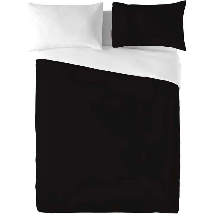 Funda Nórdica Naturals Negro Blanco Cama de 135 (220 X 270 Cm) - 1