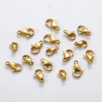 10Pcs/lot Aro De Langosta De Acero Inoxidable Galvanizado En Oro Para Pulseras Collares Cadenas Hecho a Mano Joyería Suministros - details 5
