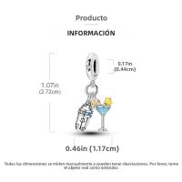 Encanto De Plata De 925 Para Pulsera Con Barco De Paseo Y Corazón Joyería Fina Para DIY Regalo Con Cuentas De Papel Y Rosas - details 36