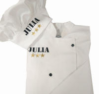 Chaquetas de cocina para niños: conjunto de chaqueta y gorro de chef infantil, ideal como regalo especial. - details 6