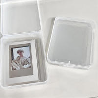 Caja De Almacenamiento Transparente De Plástico INS Para Tarjetas Fotocards Organizador De Escritorio Caja De Classificación Para Suministros Escolares Y Oficina - details 2