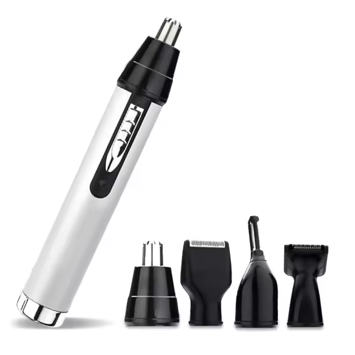 Cortapelos Nariz, 3 en 1 Profesional Cortapelos Nariz y Oreja PARA LA Cara, Recargable Indoloro Recortador Pelos Nariz with Cable Type-C, IPX7 Impermeable, Use Húmedo y Seco, Cutillas de Doble Filo - 1