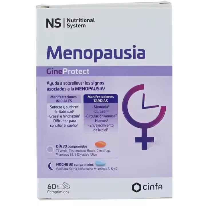 Cinfa  Ns Menopausia GineProtect  Dia y Noche 60 comprimidos - 1