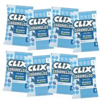 Clix Caramelos - Pack de 8 bolsas de 10 caramelos - Caramelos sin azúcar, sin gluten, sin lactosa - sabor a mentol eucalipto - details 0