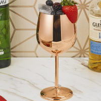 Vaso De Vino De Acero Inoxidable 500ml Creativo Goblet De Coctel Vaso De Champán Para Casa Bar Restaurante - details 10