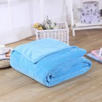 Manta De Flanela Para Camas Invierno 230Gsm Azul Sólido Suave Cálida Delgada Coral Fleece Cobija De Sofa Falso Pelo Escocés - details 17