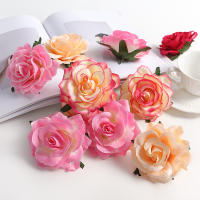 2/5Pcs Rosas Artificiales De 11CM Para Decoración De Hogar Y Jardín Decoración De Boda Y Fiesta Accesorios Para Manualidades - details 5