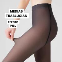 INTIMOLAND MEDIAS TRASLUCIDAS TUPIDAS DE 180D DE MUJER EFECTO COLOR PIEL, MEDIAS DE INVIERNO CON EFECTO DE MEDIAS DE VERANO. - details 0