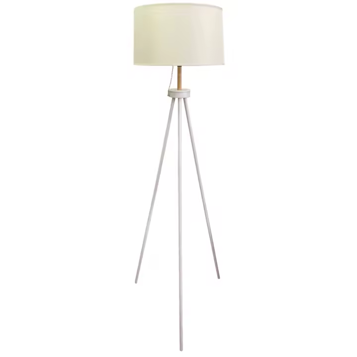 BEL AIR HOME - Lámpara de Pie NAPOLI Trípode de 3 Patas, Altura 160 CM, Diseño Elegante y Moderno - 1