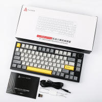 Teclado Mecánico AJAZZak820pro Con Pantalla Tres Modos Personalizable RGB Iluminación Intercambiable De Una Tecla Slotted Para Número Y Tablet - details 21