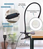 Lámpara De Escritorio LED USB Con Clip Flexible Luz De Libro 3 Colores Ajustables Protección Ocular Para Lectura Dormitorio Oficina Estudio - details 8