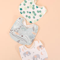 3PCS Alforjas De Bebé De Algodón Para Alimentación Y Burping Para Niños Y Niñas Recién Nacidos Y Bebés Menores De 36 Meses Estilo Moderno Y Cómodo - details 4