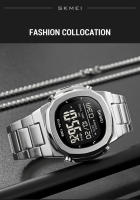 Reloj Digital Para Hombre SKMEI Con Pantalla Retroiluminada Contador De Retroceso Impermeable Cronógrafo Alarmas Fecha Reloj De Pulsera - details 10