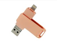 Pendrive 256gb para iPhone Apple Autorización,Vackiit Pen Drive LightningTipo C Memoria USB 3.0 Externa Photo Stick para iPhone iPad Mac iOS Android Teléfono PC con MFI Lightning,USB 3.0,USB C 3 in 1 - details 1