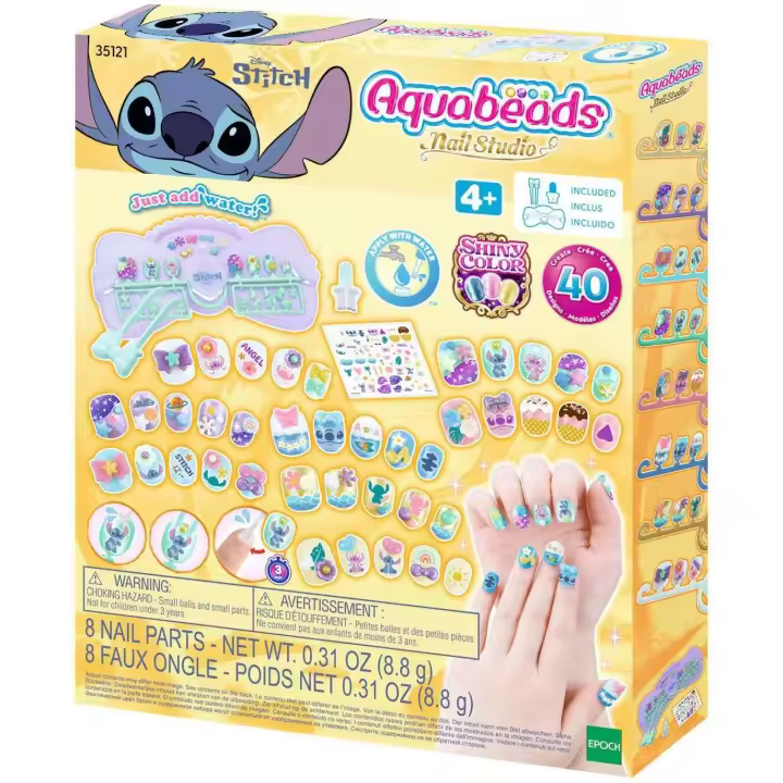 Aquabeads Stitch Nail Studio Kit Diseñas Las Uñas Stitch  Epoch 35121 - 1