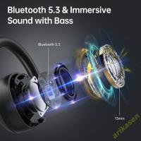 Auriculares Bluetooth Inalámbricos 5.3 Sports Con Micrófono Reducción De Ruido TWS Estéreo Alta Fidelidad Toques Sensibles Para Correr Y Estudiar Negro - details 13