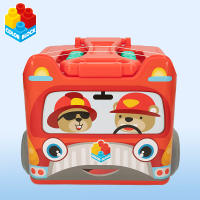 COLORBABY - Trolley camión de bomberos con 30 bloques de construcción - details 2