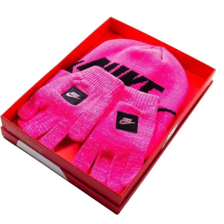 PACK DE GUANTES Y GORRO - Producto original - Color ROSA - Sport Swear - Edad recomendada entre 4-7 años - Ideal para regalo - Nike - 1