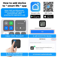 Sensor De Temperatura Y Humedad Para Interiores Con Bluetooth Sensor De Humedad Piloto Compatible Con Tuya Monitorización Por APP Color Negro O Blanco - details 12