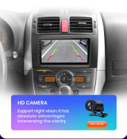 AWESAFE inalámbrico CarPlay Android Auto Radio para Toyota Auris E150 2006 -2012 coche reproductor multimedia GPS 2 din autoradio volante controles RDS Bluetooth - details 12