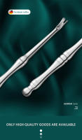 Herramienta De Manicura De Alta Calidad Para Eliminar Cutículas Y Quitar Piel Muerta Pusher De Acero Inoxidable Grado Cirúrgico Limpiador Y Afilador De Uñas - details 1