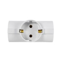 UD - Pack 2 Ladrones Enchufes Múltiples con 3 Clavijas Schuko – Adaptador de Pared para Oficina, Hogar y Cocina - details 1