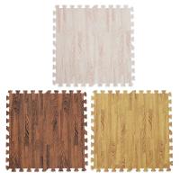 Alfombra De Piso De Espuma Con Patrón De Madera Superiormente Suave Y Duradera Para Área De Juego De Bebé Y Dormitorio 30*30cm Unisex - details 23