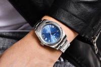 Reloj Mecánico Para Hombre PAGANI DESIGN DD40 2024 Resistente Al Agua Cristal De Esmeril Acero Inoxidable Con Numeración Romana Y Calendario Completo - details 3