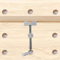 Kit De Herramientas De Abrazadera Para Trabajos De Madera Con Agujero De 20MM Fijación Rápida Y Segura Para Mesas De Encastre - details 1