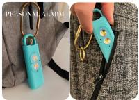 Alarma De Defensa Personal 130DB Con Luz LED Antiwolf Para Niñas Y Mujeres Llavero De Alarma De Pánico Emergencia En Azul - details 4