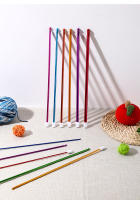 Juego De 11 Piezas De Gancho De Crocheteo Africano/Tunisiano Herramientas De Costura DIY Multicolor Aluminio 2.0-8.0MM - details 9
