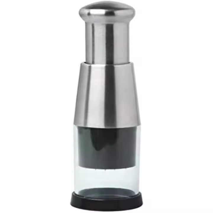 Cortador de cebolla multifuncional para cortar ajo, cortador de verduras de acero inoxidable, cortador de verduras manual, picadora, prensa de cebolla y ajo - 1
