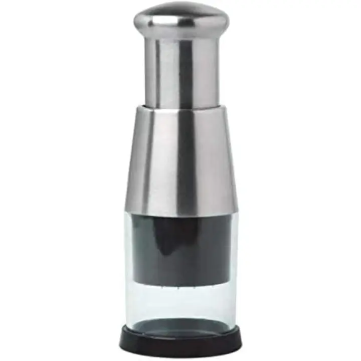 Cortador de cebolla multifuncional para cortar ajo, cortador de verduras de acero inoxidable, cortador de verduras manual, picadora, prensa de cebolla y ajo - 1