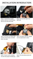 Luces De Señalización LED 12V 2 En 1 DRL Y Lámparas De Dia Para Coche Indicadores De Niebla 1156 42 LEDs Accesorios Automotrices - details 4