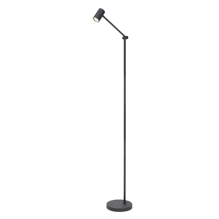 Lucide TIPIK - Lámpara de suelo Recargable - Batería/acumulador - LED 3 StepDim - 1x3W 2700K - Negro - 1