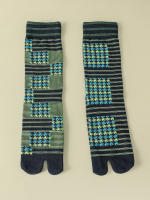 Calcetines De Joven Para Mujer Diseño Divertido Y Coloreado Con Puño Split Algodón Poliéster Spandex Medio Tobillo Estilo Harajuku AB Tabi Calcetines - details 13