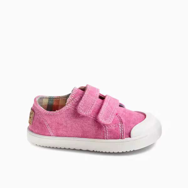 Zapatillas de lona Barefoot rosa de Pablosky, plantilla extraíble superabsorbente y antibacterias, suela flexible y antideslizante. - 1