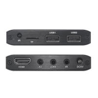 Reproductor Multimedia 4K H.265 Con Reproducción En Bucle Automático Soporte TF/AV/HDMI/USB Disquete Resolución HD 1080P Incluye Ratón - details 2