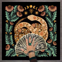Mantel De Taro Con Doce Constelaciones Y Cielo Estrellado 1pc Decoración De Juego De Tarot Estilo Moderno Poliéster 100% - details 74