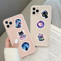 Pegatinas Tema Gato Estrellado 46pcs PVC Impermeables Para Decoración De Portátil Botella Y Maleta Accesorios Creativos Para Jóvenes De 14 Años O Más - details 8