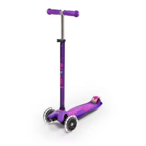 Patinete maxi deluxe, luces led,niños 5-12 años,color Lila - Micro MMD066 MICMMD066 micro patinetes - 1