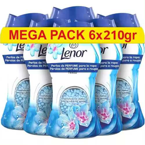 Lenor Unstoppables Classics Abril Pack 6 x 210g Perlas para la ropa - 1