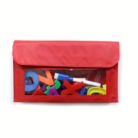 Bolsa De Almacenamiento Magnética Para Pizarra Blanca Aids De Aprendizaje Para Clase Bolsa Magnética De PVC Eco-amigable Rectangular Multiusos - details 9
