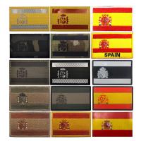 Parche Táctico De Bandera Espanola Emblema Espaa PVC Reflectante IR Bordado De Fábrica Aplicación En Chaquetas Y Casco - details 3